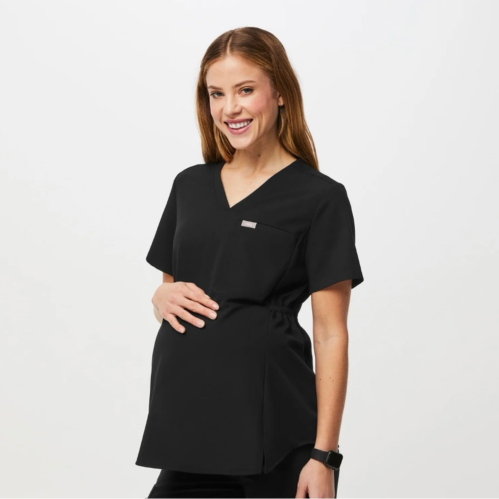 Figs Octavia Maternity Scrub Top & Yola Marernity Straight Leg Pant New/Unopened